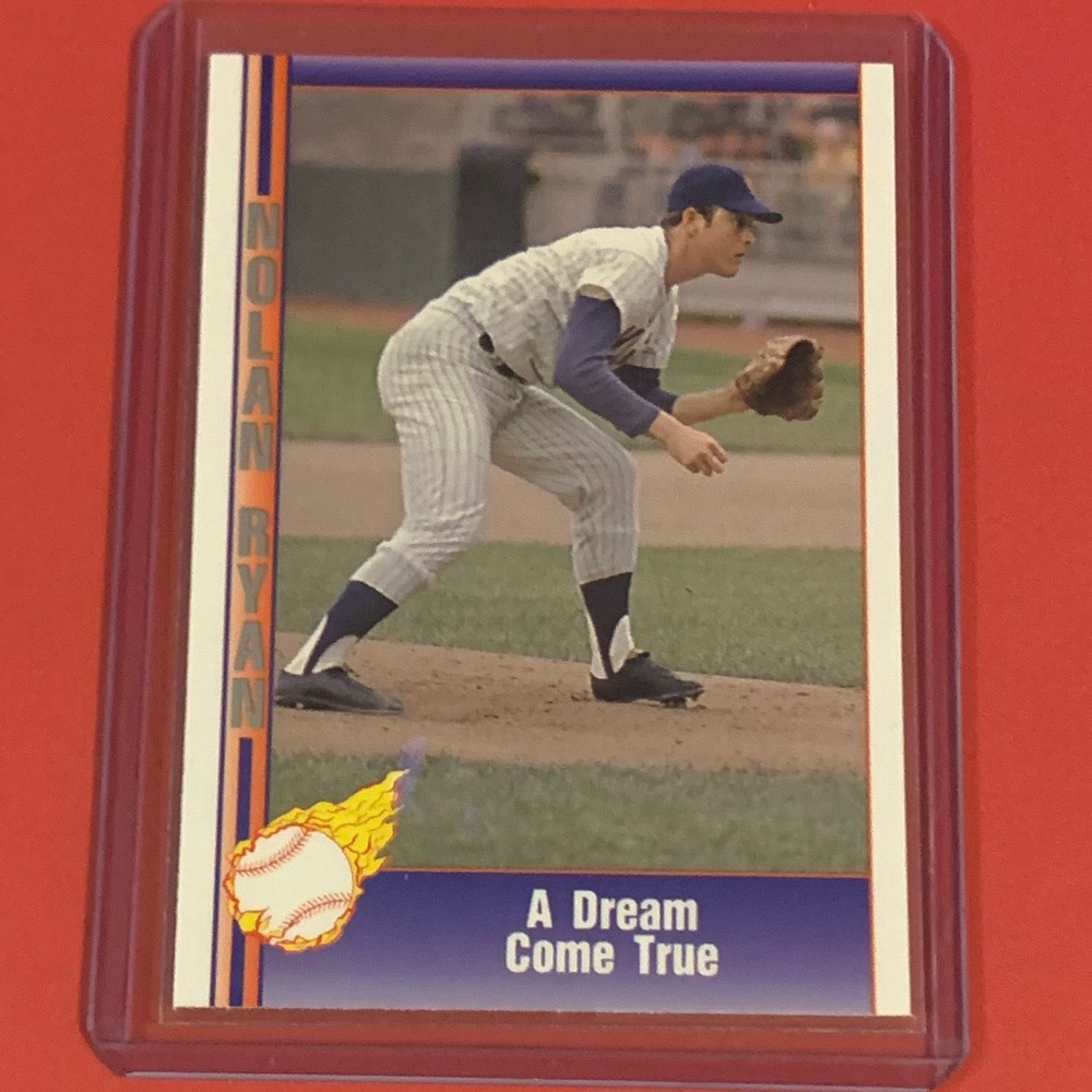 A Dream Come True #3 1991 Pacific Nolan Ryan Baseball Trading Card
